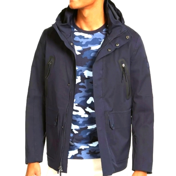 Michael kors puffer jacket Kors X Tech Hybrid Parka jacket $598 retail - Picture 3 of 17